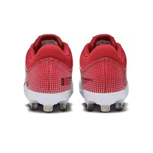 Nike Hyperdiamond 4 Pro Fastpitch Cleats Women 7.5 Metal Red White thumbnail 6