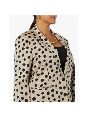 NEW TEREA Women's Catalina Blazer XL Tan thumbnail 7
