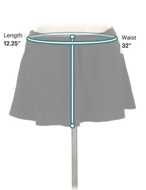 Robin Piccone Black Tie-Front Swim Skirt Cover-Up Size Large L Mini Skirt thumbnail 3
