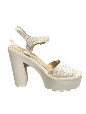 Vintage Guess 90s Y2k Chunky Platform Heels Size 10 thumbnail 5
