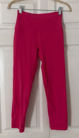Pink Lululemon Leggings 25" thumbnail 1