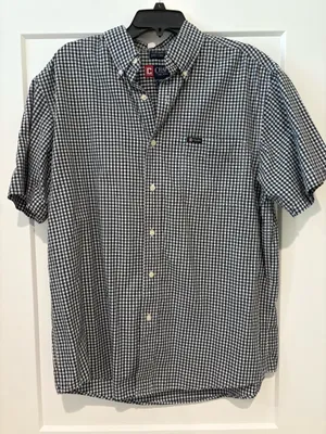 Chaps Easy Care Short Sleeve Button-Down Shirt – Size L/G thumbnail 1
