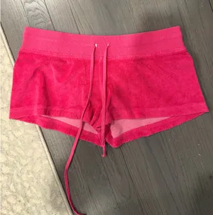 Hot Pink Terry Cloth Hardtail Shorts thumbnail 1