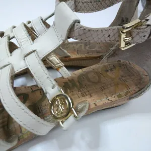 SAM‎ EDELMAN Donna Low Wedge Strappy Sandal 8.5 M thumbnail 4