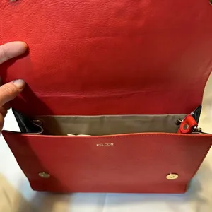 T325. Pelcor GLD073-21 Cork Skin Envelope Clutch Crossbody Bag thumbnail 3