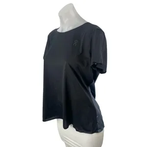 On Running Performance Short Sleeve Yoga Gym Athletic Activewear T-Shirt Top L thumbnail 3