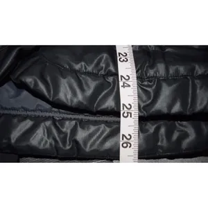 Lole Puffer Vest Women M Black Excellent Quilted Asymmetrical Snap High Neck thumbnail 11