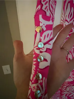 Lilly Pulitzer BRYSON LONG SLEEVE MAXI DRESS, PASSION FRUIT PINK ABSOLUTELY FLAM thumbnail 3