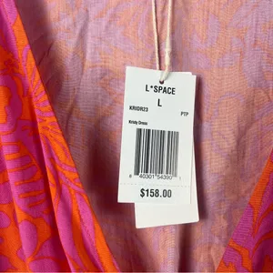 New l*space Kristy Long Sleeve Faux-Wrap Cover-Up Dress size large thumbnail 5