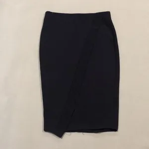 Zara navy blue stretchy skirt thumbnail 2