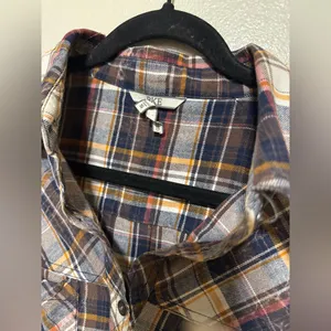 BKE Plaid Flannel Button-Up Shirt | Small | Western Plaid Long Sleeve Flannel thumbnail 5