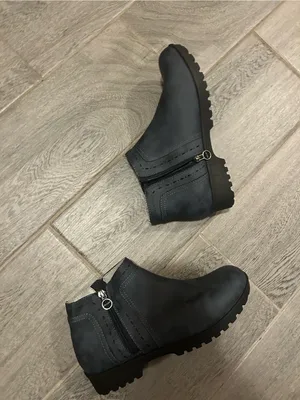 JSport Jenna Ankle Boots in navy blue - size 8 thumbnail 12