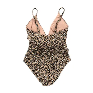 Aerie Leopard Full Coverage One Piece Swimsuit Size M thumbnail 3