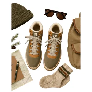 Cole Haan ZeroGrand Hiking Boots Womens 9B Olive Suede Lug Sole Gorpcore Hiker thumbnail 2