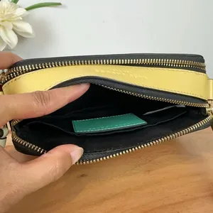 Pre-owned MARC JACOBS‎ Saffiano Rainbow Strap Color Block Snapshot Camera Bag thumbnail 11