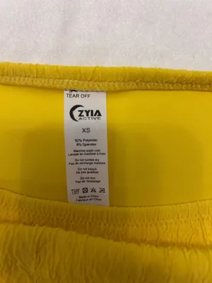 Zyia Yellow Active Bikini Bottom thumbnail 4