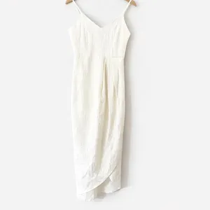 Lulus White Bodycon Midi Dress Small Lined Adjustable Strap Party Wedding Dress thumbnail 2