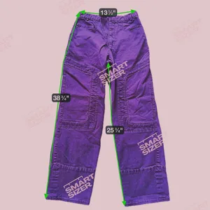 Tuckernuck SEA Womens Quilted Barrel Cargo Pants Size 4 Purple Utility Scandi thumbnail 5