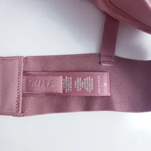 Skims Rose Mauve Clay Plunge Unlined Bralette thumbnail 9
