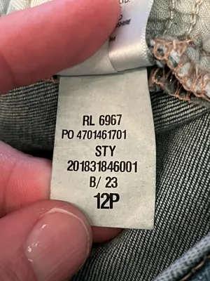 Lauren Ralph Lauren Jeans Womens 12P Petite Blue Med Wash Skinny Stretch Denim thumbnail 10