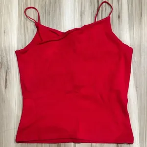 Energie Asymmetrical Y2K 90’s Red Tank Top Cropped Women’s Medium thumbnail 1