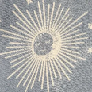BP Celestial Pajamas Set Womens XS Blue White Sun Stars Moon Pants Button Top thumbnail 9