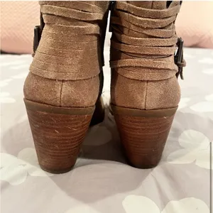 Faux Suede Booties thumbnail 5