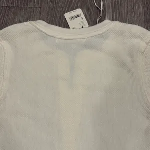 We The Free Mikah Layering Thermal Top Ivory Red Mixed Media Cuff Boho Small NEW thumbnail 7