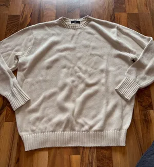Brandy Melville Sweater Womens One Size Creak 100% Cotton Knit Crewneck classic‎ thumbnail 1