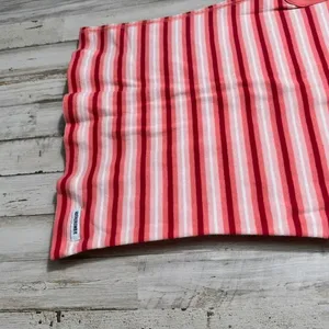 Vintage Y2K Abercrombie & Fitch Stripe Retro Preppy Girly Muscle Baby Tee Medium thumbnail 2