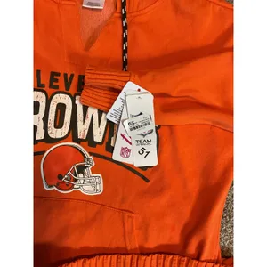 NFL Teens Cleveland Browns Orange Hoodie. Size Large thumbnail 6