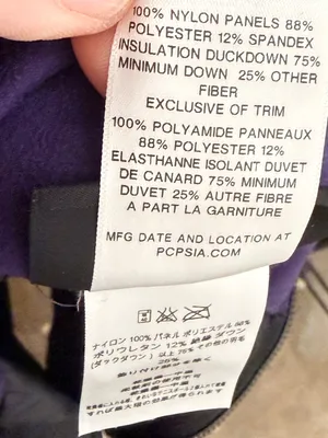 Patagonia Black & Purple Hybrid Vest thumbnail 6