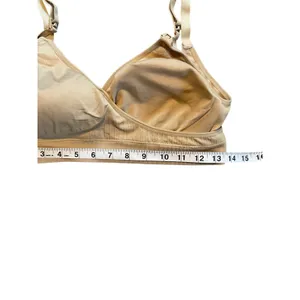 Hofish Full Bust Seamless Nursing Bra. Size Large Tan thumbnail 3