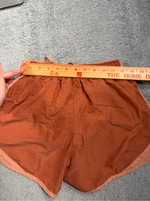 Nike Women's Rust Orange Running Shorts small thumbnail 14