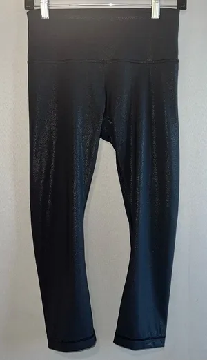 Lululemon Athletica Shimmering Black Leggings thumbnail 1