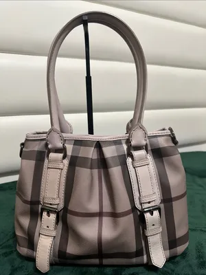 Burberry Northfield Convertible Tote Smoked Check Coated Canvas thumbnail 4