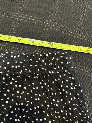 SO Black Skater Skirt with White Polka Dots thumbnail 4