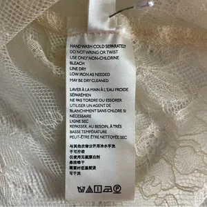 Free People Secret Admirer Lace Blouse in the color Eggnog thumbnail 7