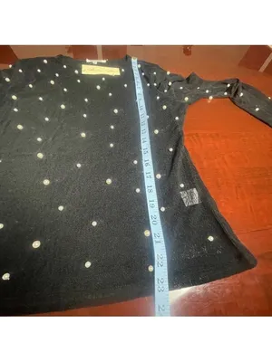 Amber Skies Pearl Embellished Sheer Mesh Top Black Cocktail Glam Whimsigoth XL thumbnail 10