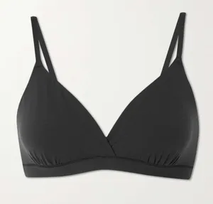 SKIMS Fits Everybody Crossover bralette Onyx black size large thumbnail 12
