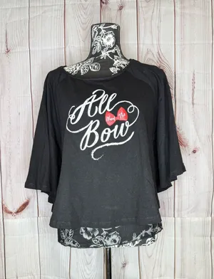 Disney Parks All About The Bow Minnie Batwing Top thumbnail 1