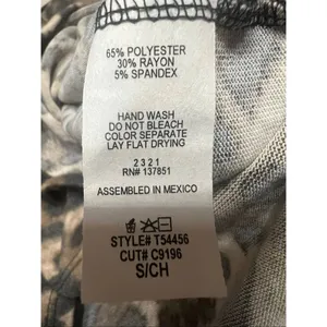 Gaze Animal print Knit top Sz S NWT thumbnail 4