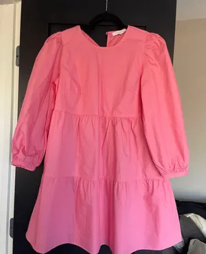 Olivaceous pink dress thumbnail 1