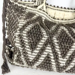 Antonello Tedde Capriccioli Handwoven Eco Luxury Handbag Large Rombi Linen thumbnail 7