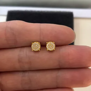 6mm Small CZ Stud Earrings for Men Women Streetwear Punk Hip Hop Unisex Earrings thumbnail 7