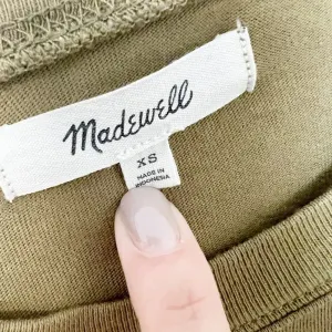 MADEWELL Tee‎ Dress in Olive Green thumbnail 4