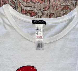 Nasty Gal Oversized Graphic Tee Rebel Rebel thumbnail 2