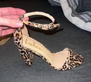 Lulus Heels Cheetah Print thumbnail 1