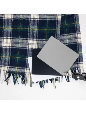 Pendleton Vintage Green Plaid Wool Scarf Unisex Men Women US thumbnail 12