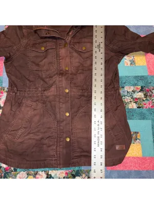 L.L.Bean $110 “Faded Brownwood” Women's M Brown Utility Jacket Size Med Outdoor thumbnail 9